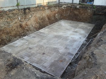 готов фундамент под газгольдеры...